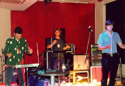 Jon B., Jon H. and Kris (again) at Terrastock UK - 8/28/99
